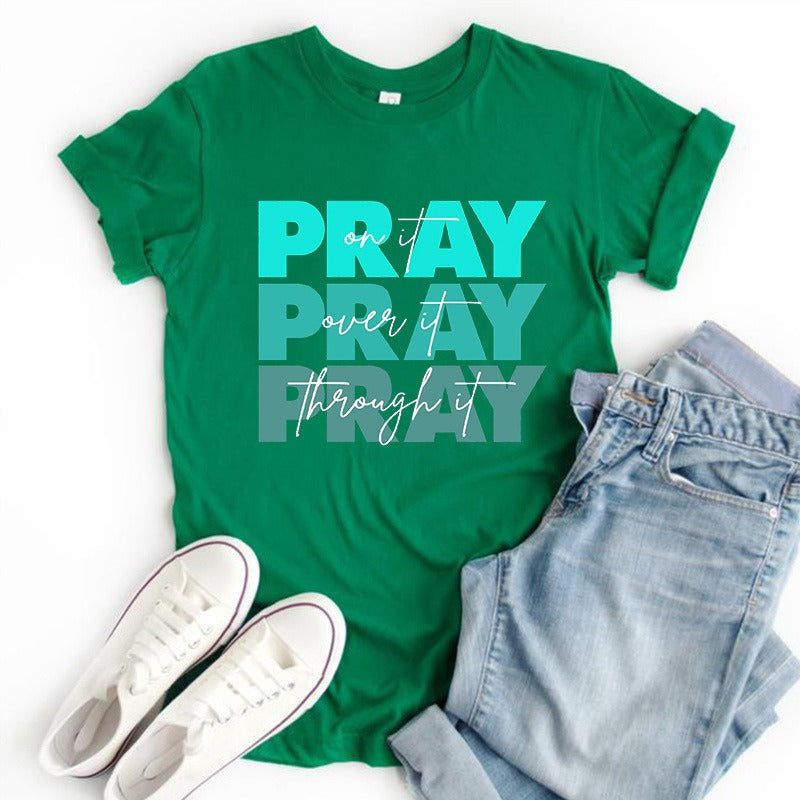Faith T-Shirt Pray on Vintage Clothes Religious