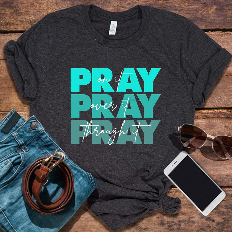Faith T-Shirt Pray on Vintage Clothes Religious