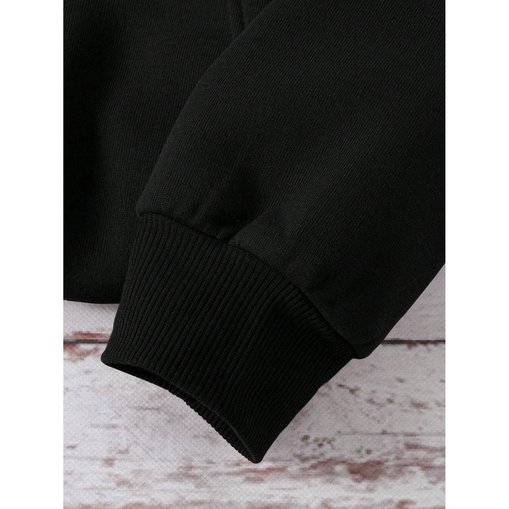 KW MODA Men's Fall/Winter Leisure Pullover One-Color Standard Knitwear and Sweatshirts
