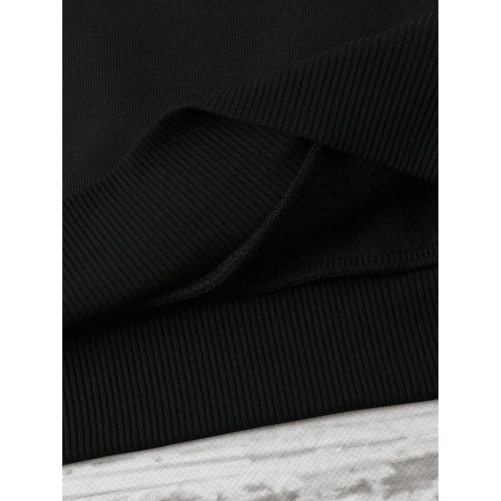 KW MODA Men's Fall/Winter Leisure Pullover One-Color Standard Knitwear and Sweatshirts