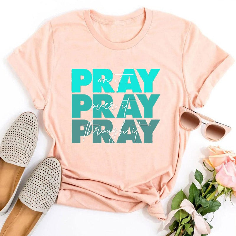 Faith T-Shirt Pray on Vintage Clothes Religious
