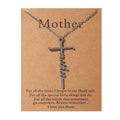 Faith Religious Stainless Steel Cross Collarbone Chain Sweater Chain