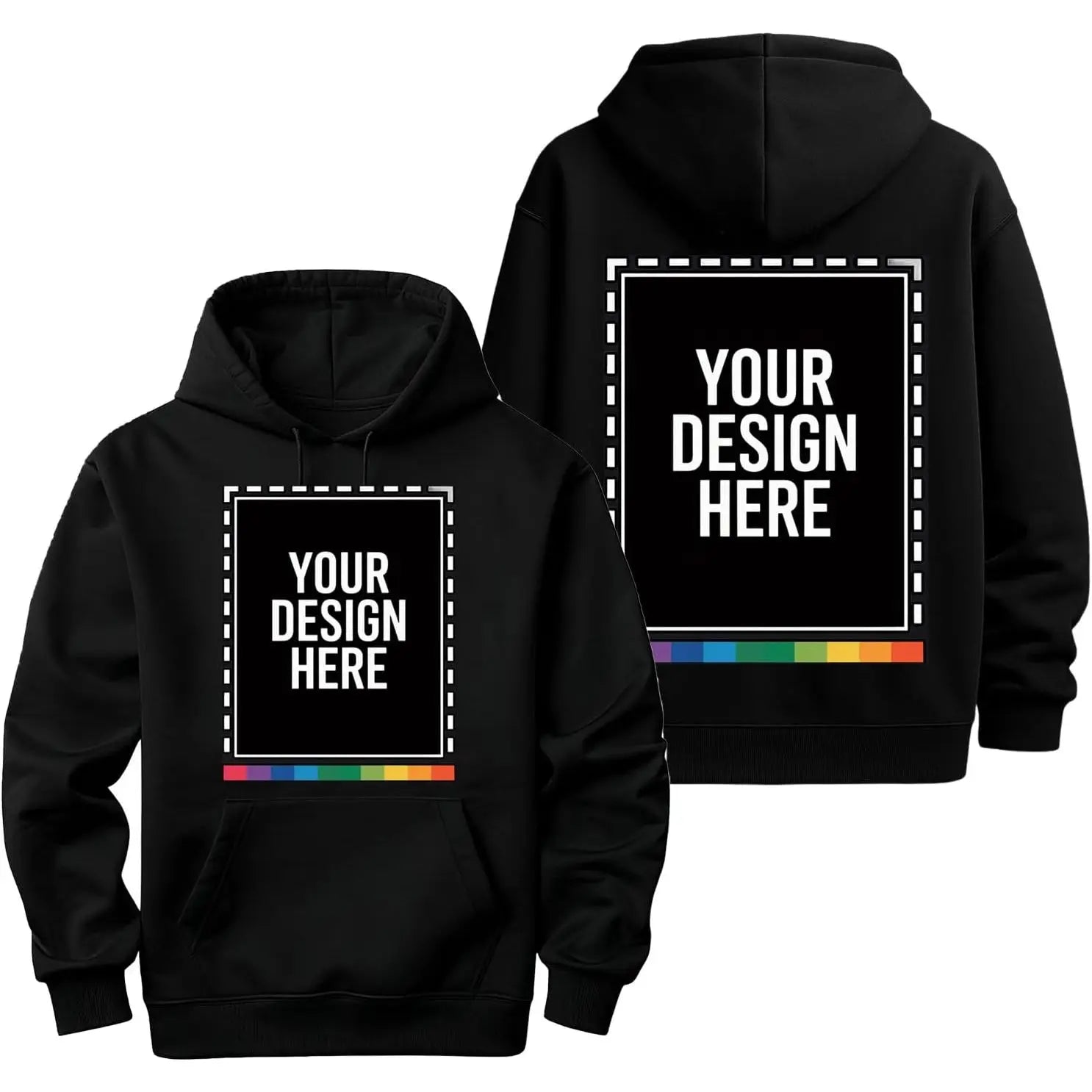 Ready-to-Ship Custom Comfortable Women's Hoodie From USA Features a Front Pocket