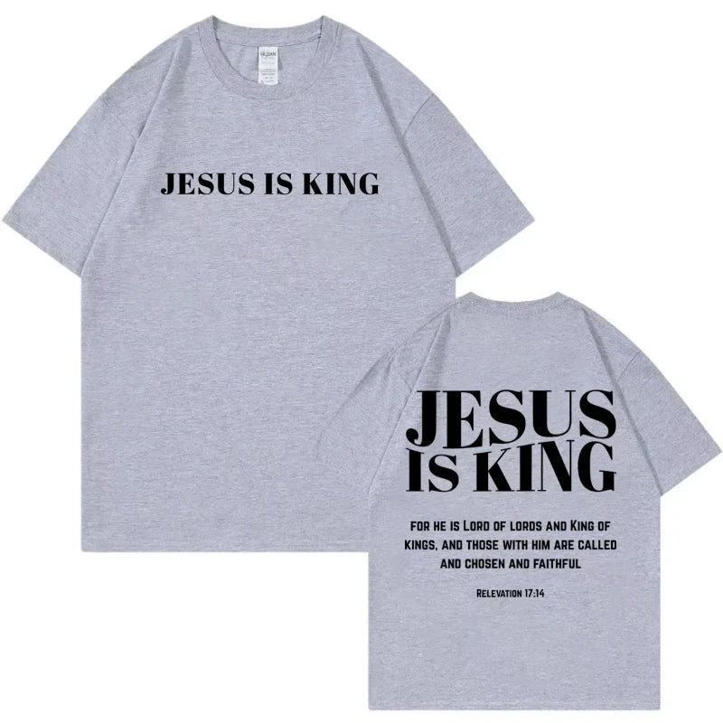 Christian Bible Verse Merch T Shirt Streetwear Fashion Oversized O-Neck T-shirts Men Women Casual Cotton Short Sleeve T-shirt