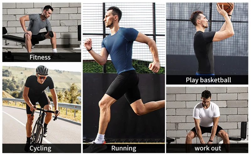 Psalm 23 Cross Print Compression Shirt for Men Sporty Quick Dry Tees Tshirt Tops Gym Workout Fitness Undershirts Baselayers