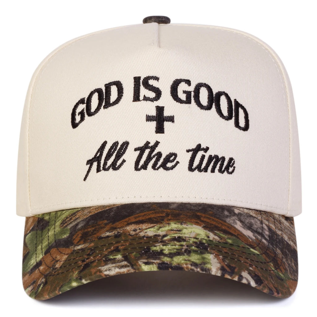 Unisex GOD IS GOOD Letter Embroidery Baseball Caps Spring Autumn Outdoor Adjustable Casual Hats Sunscreen Hat Sports Cap