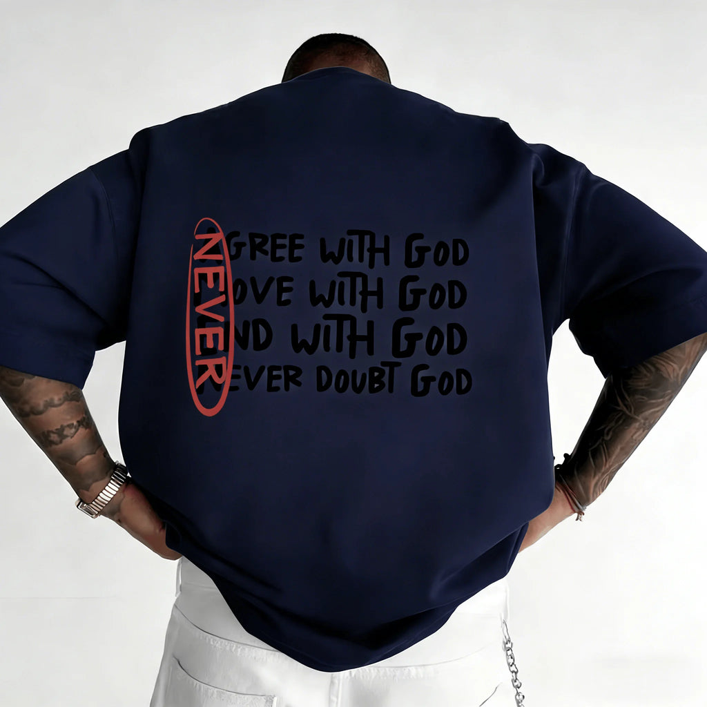 2026 Hot Sale Christian God Printed Tshirt for Men High Quality Top Tees All Season Daily Casual Fashion Pullover Men's Clothing