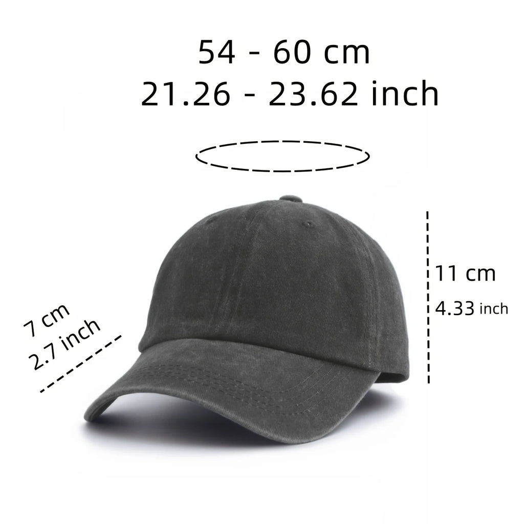 GOD IS GOOD Printed Water Washed Baseball Hat Simple, Casual, Fashionable, Adjustable Size Outdoor Sports Daily Party Vacation