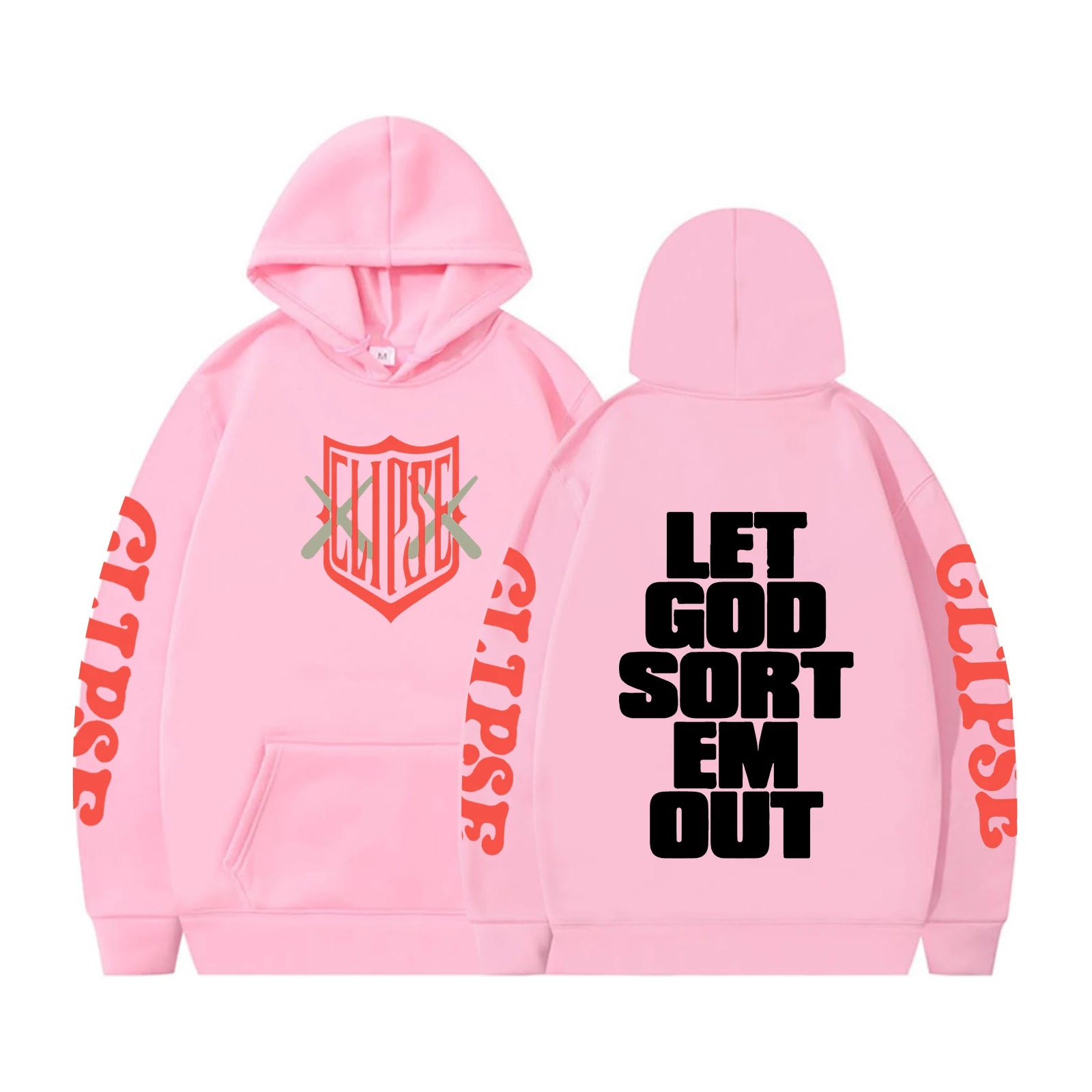 Clipse Hoodie Let God Sort Em Out Hoodie Men Casual Shirt New Album Let God Sort Em Out Sweatshirt Streewear Hip Hop Pullover