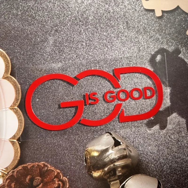 1PC GOD is GOOD” Auto Sticker - Religious Message for Car Styling