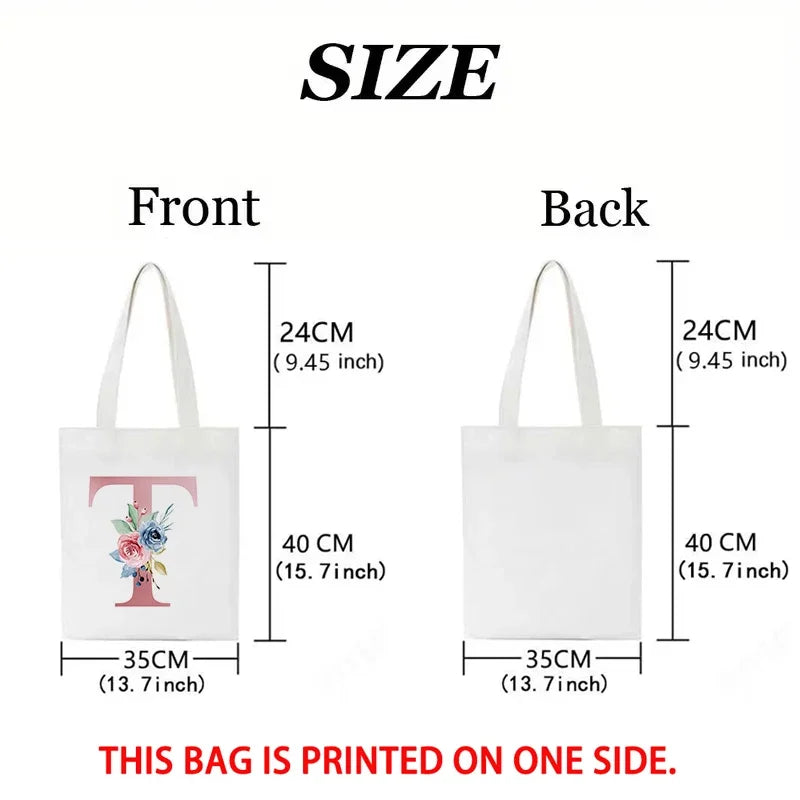 God Is Good  All Things Are Possible Canvas Tote Bag  Christian Shoulder Bag Bible Verse Print  Christianity Bags for Women