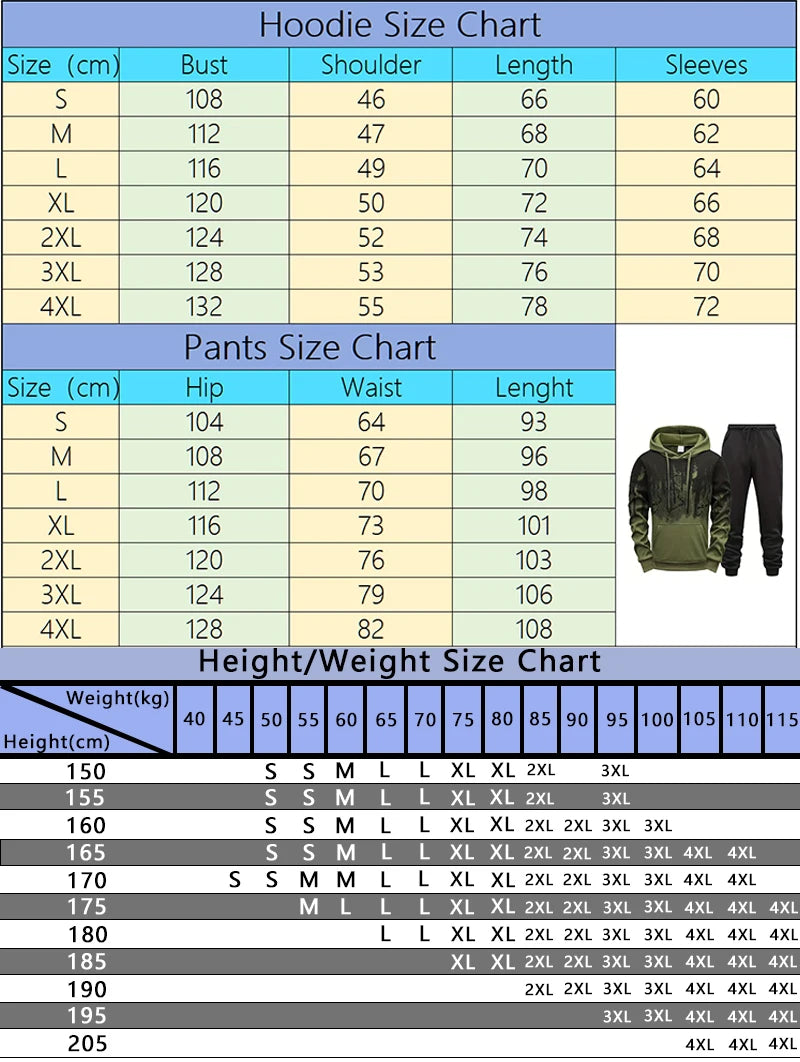 Jesus Christ Style Hoodies and Sweatpants Autumn Winter Daily Casual Sporty Jogging Suit Cross Tracksuit High Quality Men's Set