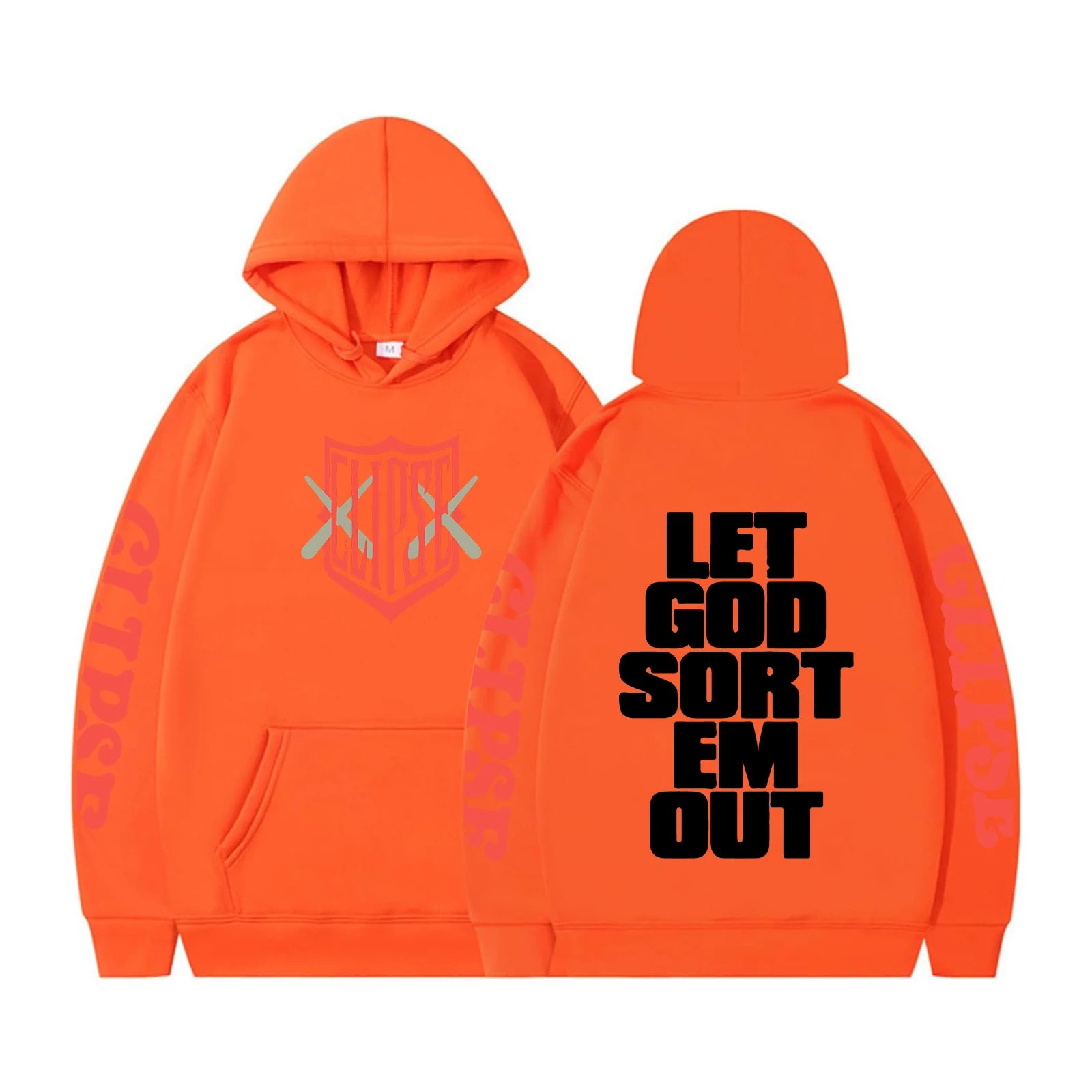 Clipse Hoodie Let God Sort Em Out Hoodie Men Casual Shirt New Album Let God Sort Em Out Sweatshirt Streewear Hip Hop Pullover