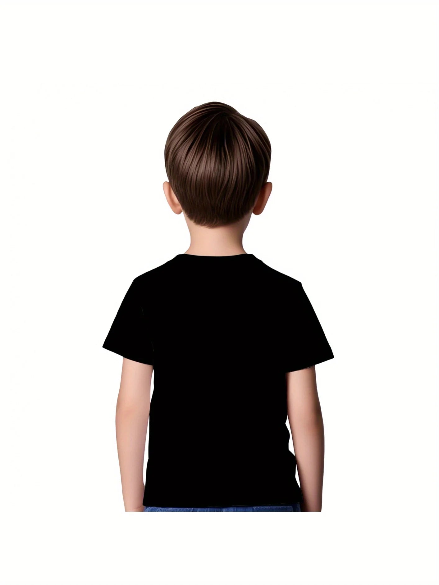 Jesus is My Superhero Funny Vibrant Cartoon Fashion Kids Printed T-Shirt Summer Girl Boy Shirt Casual Tops Crewneck Clothing
