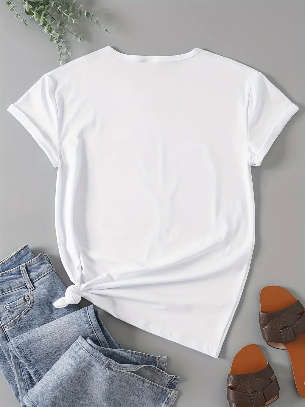 Jesus Print T-Shirt Summer Short Sleeve Casual Top Women's Clothing