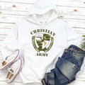 Christian Army Hoodie Men's and Women's Fashion Long Sleeve Hooded Sweatshirt Pullover Tops Streetwear Sportswear Women Clothing