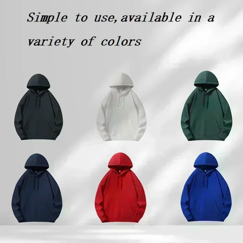 Jesus Is King Print Men Plus-size Hoodie Religious Outdoor Street Casual Fashion Long-sleeve Autumn Fleece Top