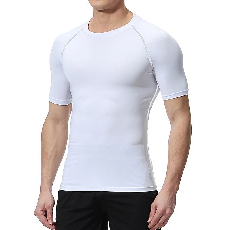 Psalm 23 Cross Print Compression Shirt for Men Sporty Quick Dry Tees Tshirt Tops Gym Workout Fitness Undershirts Baselayers