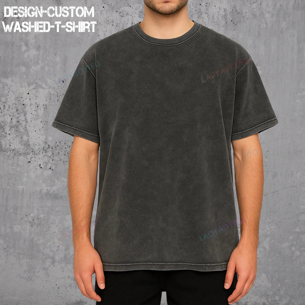 Jesus Is King Acid Wash Cotton Graphic T Shirts Woman Man Christian Tshirt Fashion Summer Casual Outdoors Streetwear Clothes