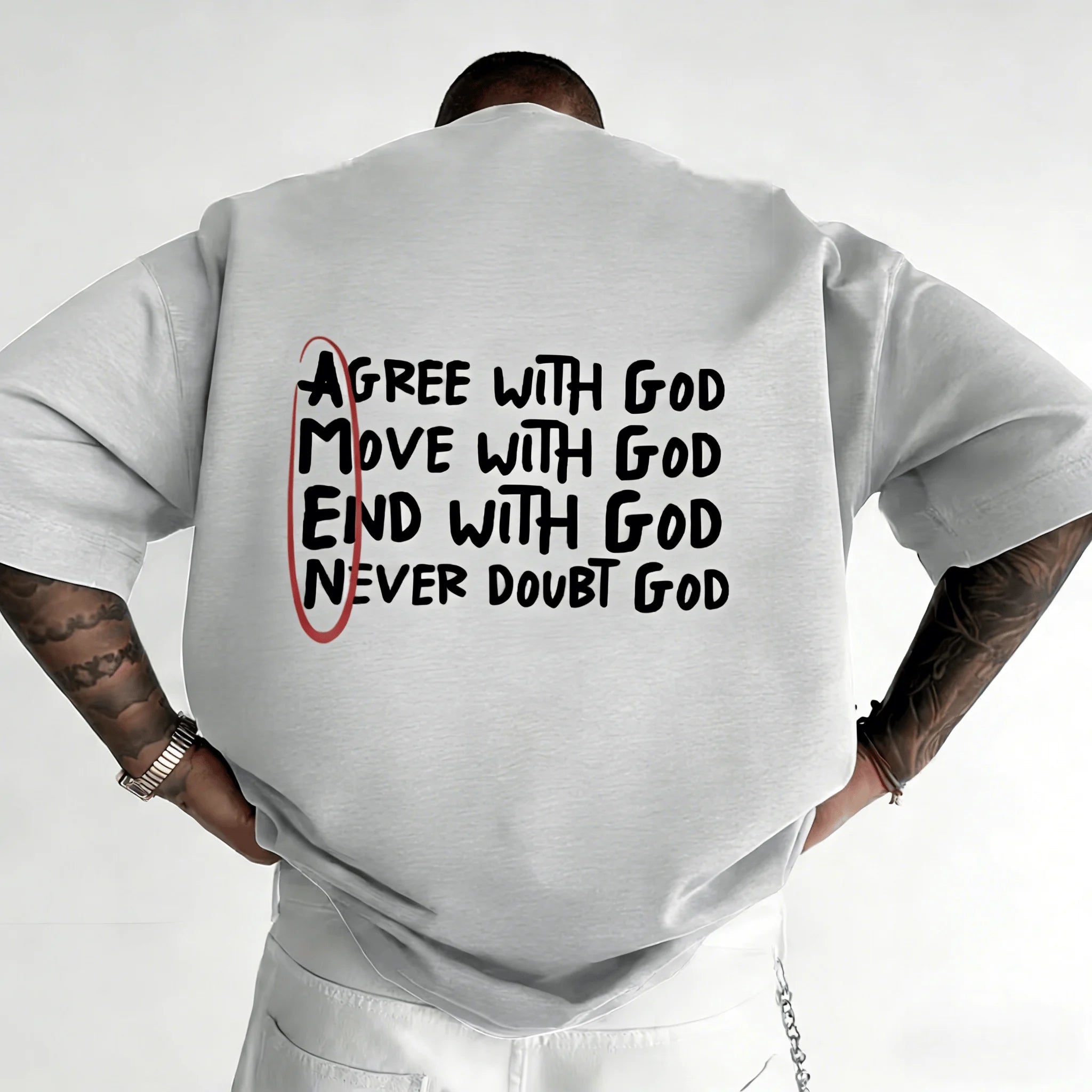 2026 Hot Sale Christian God Printed Tshirt for Men High Quality Top Tees All Season Daily Casual Fashion Pullover Men's Clothing