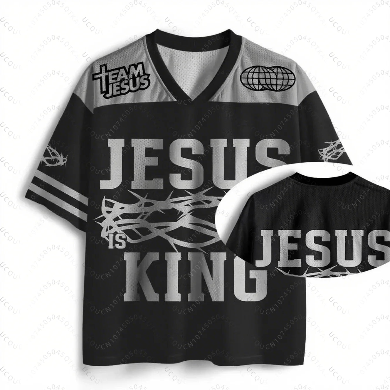 2025 Praying Christian Jesus Pattern Printed Street Wear T-Shirt Summer Men's Fashion Hip Hop Casual Jersey Short Sleeve T2k Top
