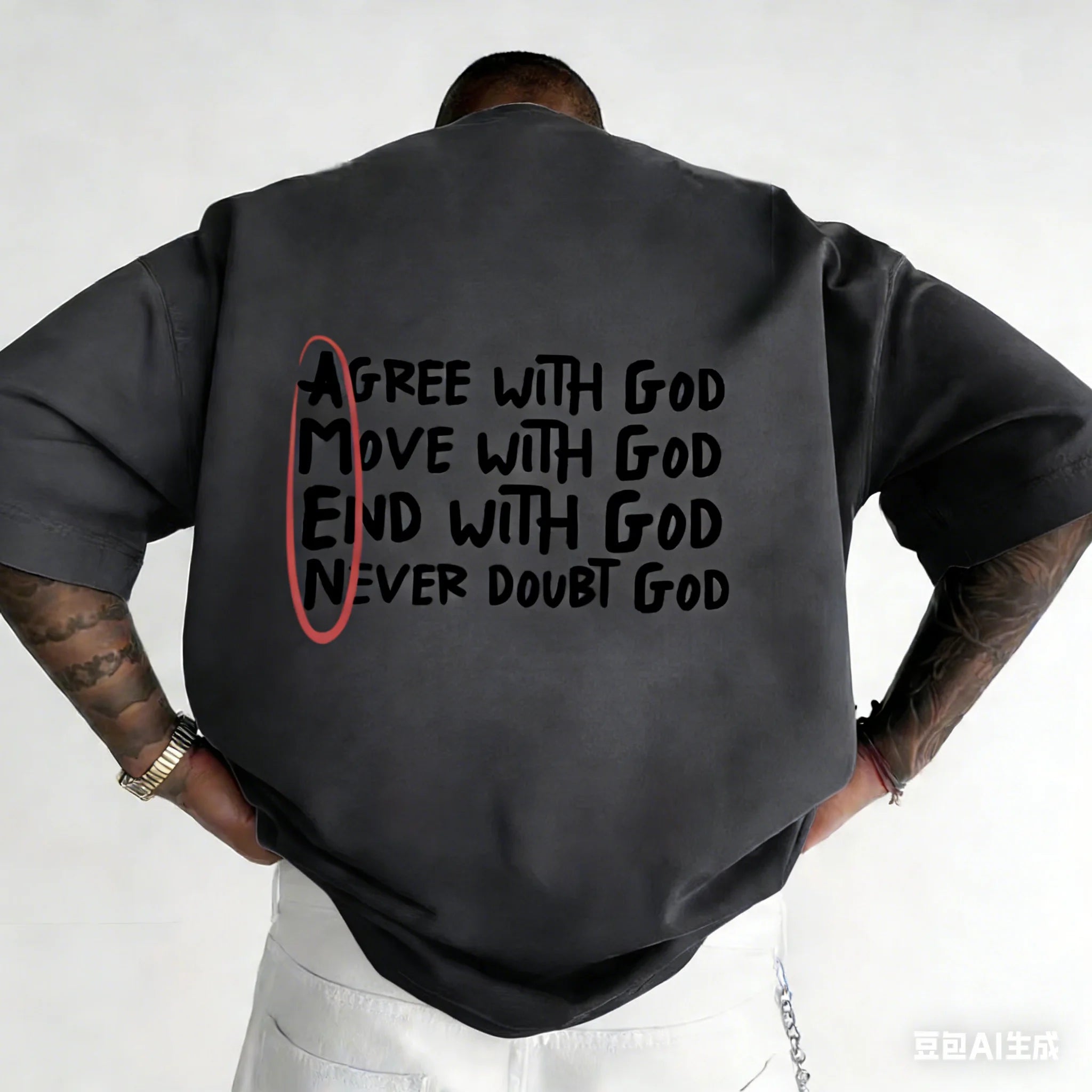 2026 Hot Sale Christian God Printed Tshirt for Men High Quality Top Tees All Season Daily Casual Fashion Pullover Men's Clothing