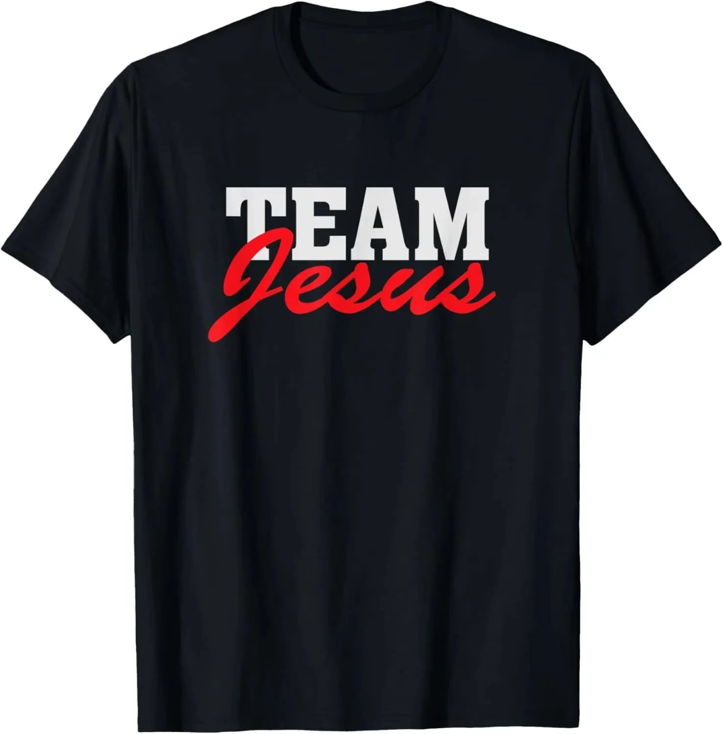 2026 Men Clothing Unisex Funny Team Jesus Christian T-Shirt Funny Jesus Clothes T Shirts Graphic T Shirts Team Jesus T Shirts