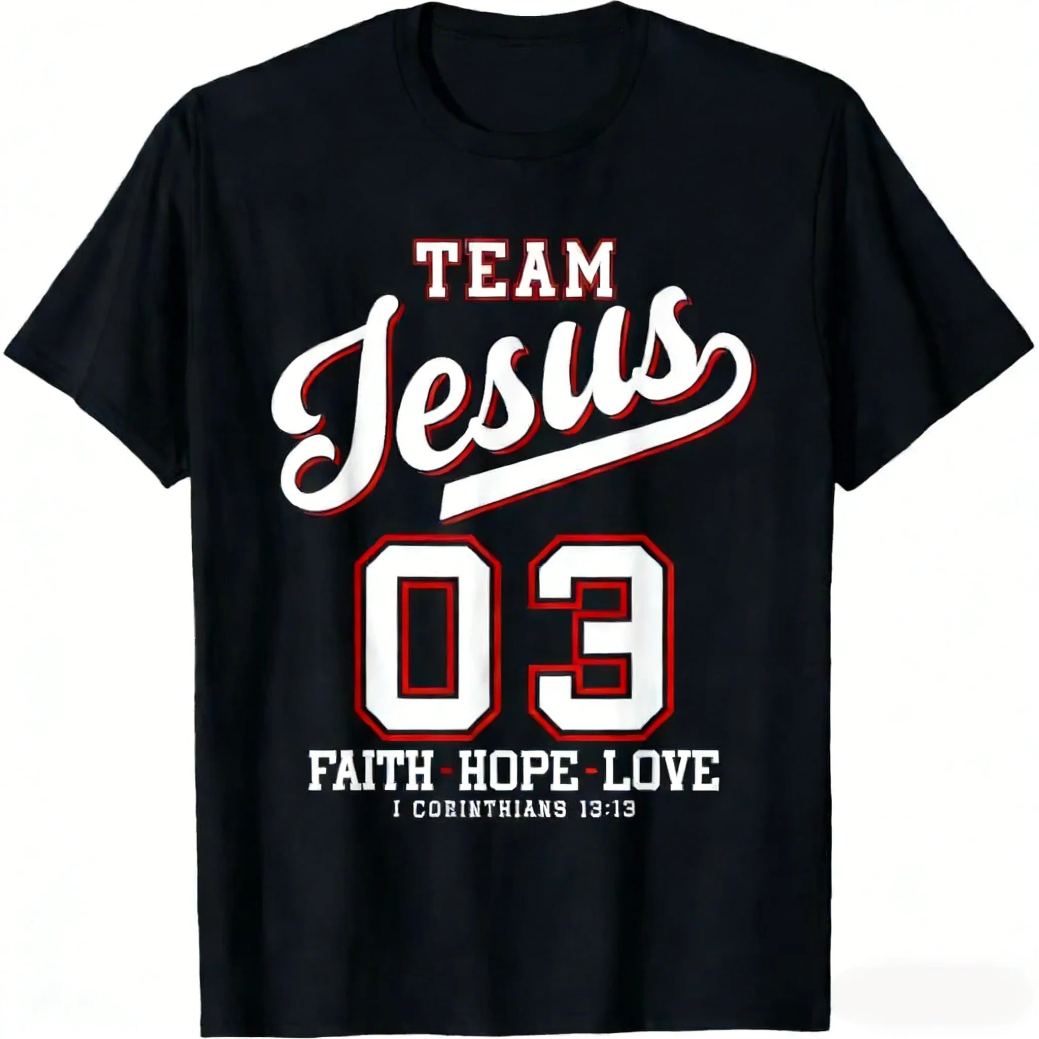 2026 Men Clothing Unisex Funny Team Jesus Christian T-Shirt Funny Jesus Clothes T Shirts Graphic T Shirts Team Jesus T Shirts