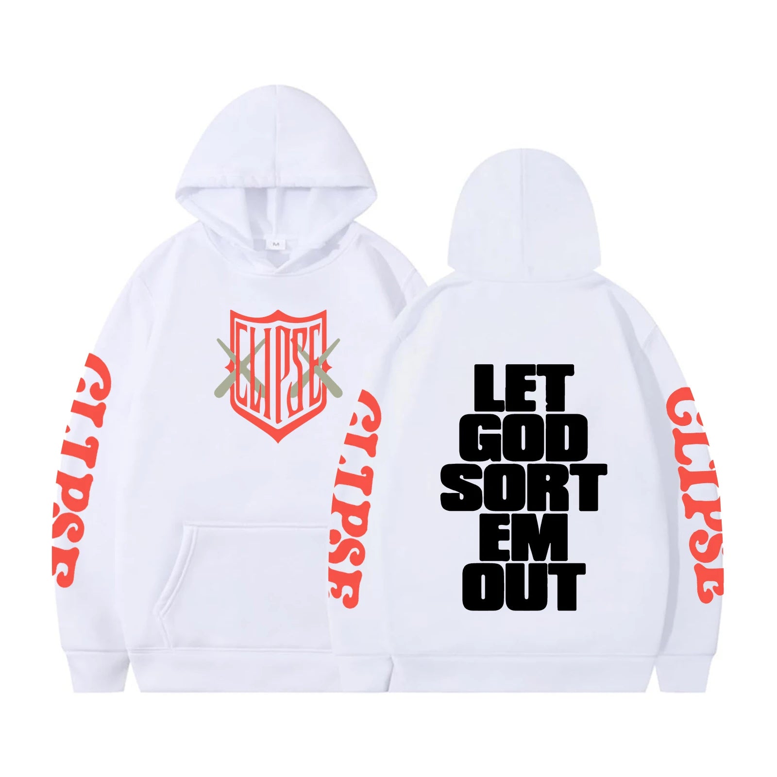 Clipse Hoodie Let God Sort Em Out Hoodie Men Casual Shirt New Album Let God Sort Em Out Sweatshirt Streewear Hip Hop Pullover
