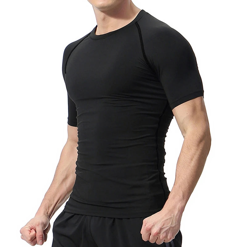 Psalm 23 Cross Print Compression Shirt for Men Sporty Quick Dry Tees Tshirt Tops Gym Workout Fitness Undershirts Baselayers